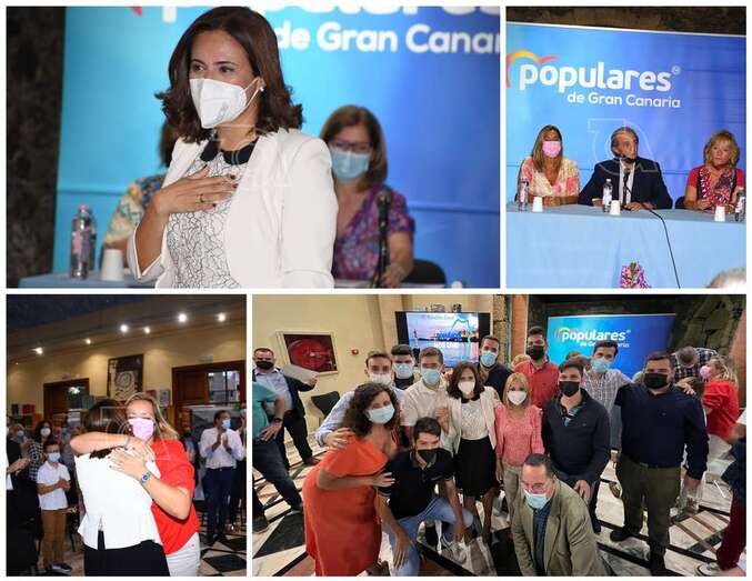 Sonia Cáceres, tras ser elegida esta noche nueva presidenta del PP de Telde/Antonio Alí. Sonia Cáceres, tras ser elegida esta noche nueva presidenta del PP de Telde/Antonio Alí.